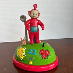 Vintage 90’s Teletubbies Musical Piggy Bank Po Teletubby Bank